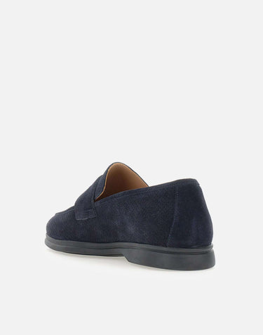 DUCA DEGLI ABRUZZI Mocassini "Piero1" BLUE Uomo 