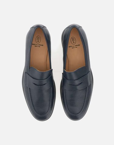 DUCA DEGLI ABRUZZI Mocassini "Piero4" BLUE Uomo 