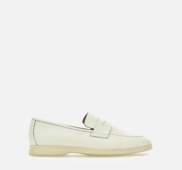 DUCA DEGLI ABRUZZI Mocassini "Piero4" WHITE Uomo 