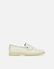 DUCA DEGLI ABRUZZI Mocassini "Piero4" WHITE Uomo 