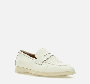 DUCA DEGLI ABRUZZI Mocassini "Piero4" WHITE Uomo 