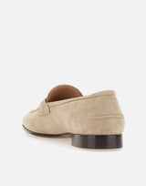 Mocassini "Vasco" in pelle scamosciata VASCO BEIGE DUCA DEGLI ABRUZZI 