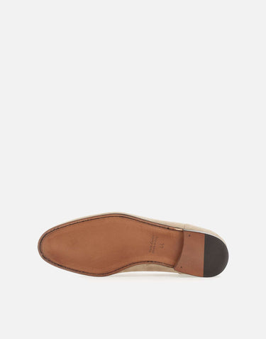 Mocassini "Vasco" in pelle scamosciata VASCO BEIGE DUCA DEGLI ABRUZZI 