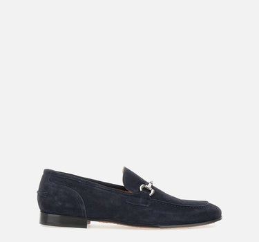 DUCA DEGLI ABRUZZI Mocassini "Vasco" in pelle scamosciata BLUE Uomo 