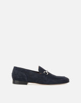 DUCA DEGLI ABRUZZI Mocassini "Vasco" in pelle scamosciata BLUE Uomo 