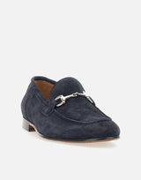 DUCA DEGLI ABRUZZI Mocassini "Vasco" in pelle scamosciata BLUE Uomo 