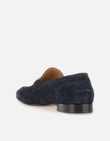 DUCA DEGLI ABRUZZI Mocassini "Vasco" in pelle scamosciata BLUE Uomo 