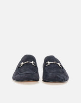 DUCA DEGLI ABRUZZI Mocassini "Vasco" in pelle scamosciata BLUE Uomo 