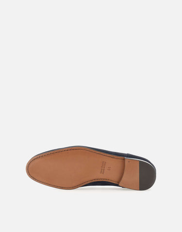 DUCA DEGLI ABRUZZI Mocassini "Vasco" in pelle scamosciata BLUE Uomo 