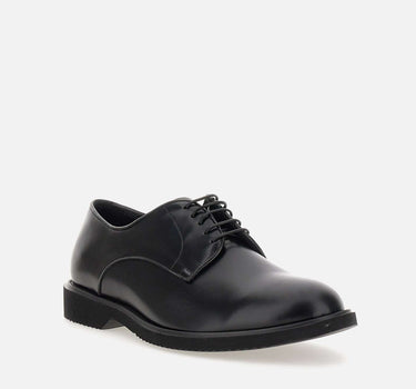 DUCA DEGLI ABRUZZI Stringate "VT03Valent  Windsor" in pelle BLACK Uomo 