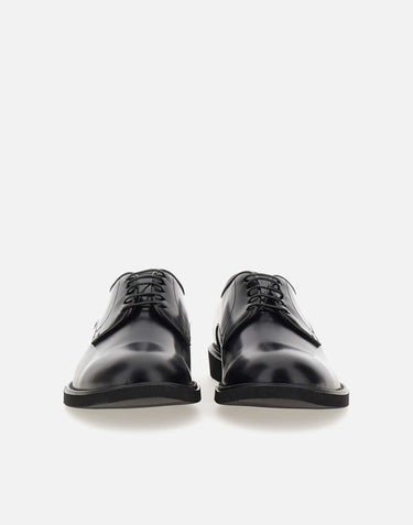 DUCA DEGLI ABRUZZI Stringate "VT03Valent  Windsor" in pelle BLACK Uomo 
