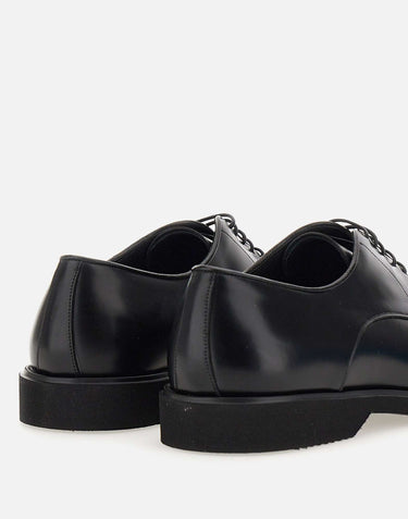 DUCA DEGLI ABRUZZI Stringate "VT03Valent  Windsor" in pelle BLACK Uomo 