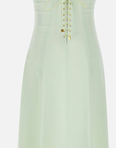 Abito in crêpe leggero con lacci criss-cross AB74852E2 124 ELISABETTA FRANCHI 