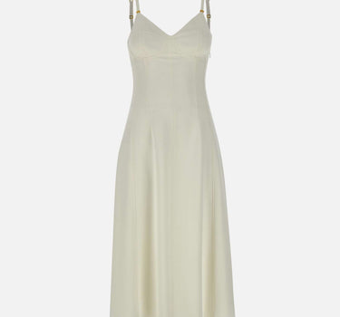 Abito in crêpe leggero con lacci criss-cross AB74852E2 360 ELISABETTA FRANCHI 