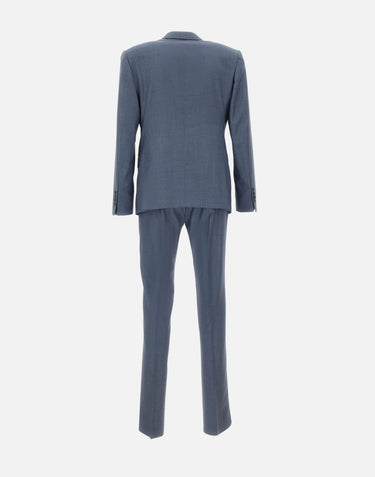 EMPORIO ARMANI Completo due pezzi in lana BLUE Uomo 