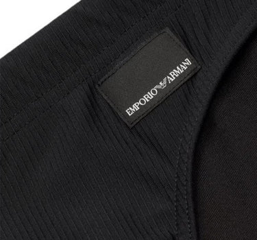 EMPORIO ARMANI Costume trama testurizzata BLACK Uomo 