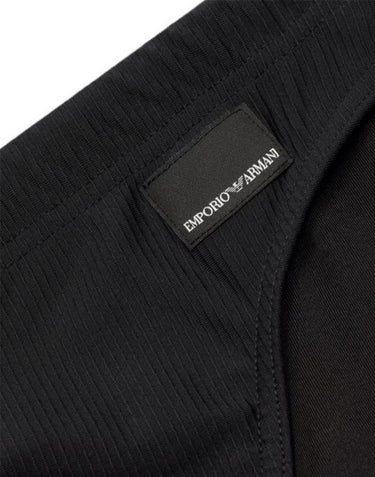 EMPORIO ARMANI Costume trama testurizzata BLACK Uomo 