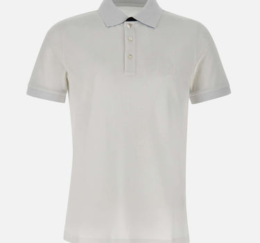 Polo in cotone piquet stretch NPMB250135STDW B001 FAY 