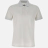 Polo in cotone piquet stretch NPMB250135STDW B001 FAY 