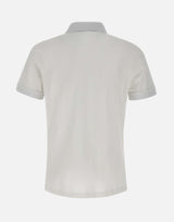 Polo in cotone piquet stretch NPMB250135STDW B001 FAY 