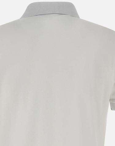 Polo in cotone piquet stretch NPMB250135STDW B001 FAY 