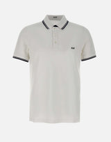 Polo  in piquet di cotone stretch NPMB250140STDW B001 FAY 