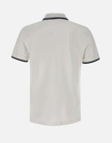 Polo  in piquet di cotone stretch NPMB250140STDW B001 FAY 