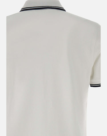 Polo  in piquet di cotone stretch NPMB250140STDW B001 FAY 