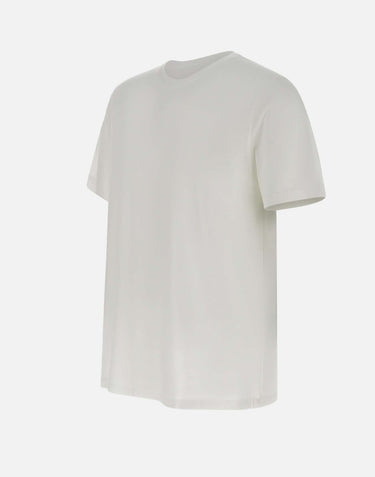 HERNO T-shirt in jersey voile crêpe WHITE Uomo 