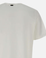 HERNO T-shirt in jersey voile crêpe WHITE Uomo 