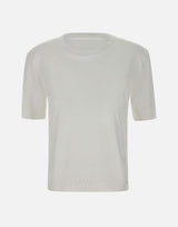 HERNO Maglia in cotone e lyocell WHITE Donna 