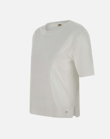 HERNO Maglia in cotone e lyocell WHITE Donna 
