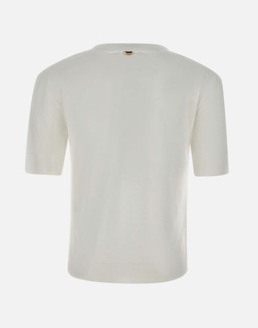 HERNO Maglia in cotone e lyocell WHITE Donna 