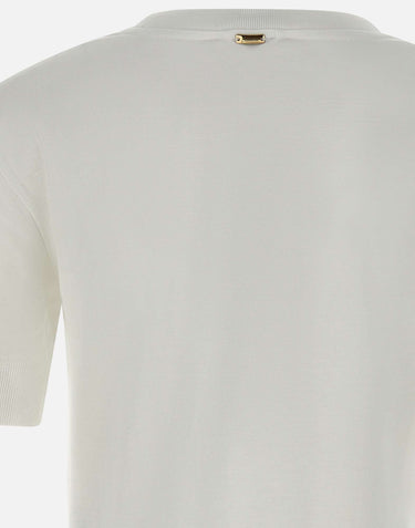 HERNO Maglia in cotone e lyocell WHITE Donna 