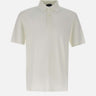 HERNO Polo in piquet di cotone WHITE Uomo 
