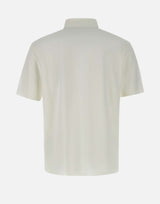HERNO Polo in piquet di cotone WHITE Uomo 