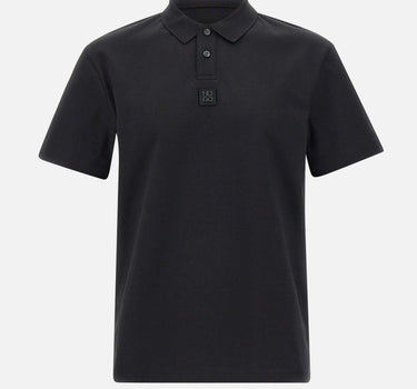 HUGO Polo "Deabono" in cotone BLACK Uomo 