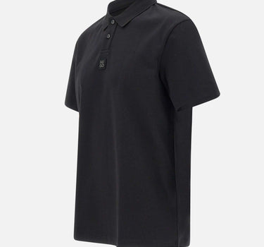 HUGO Polo "Deabono" in cotone BLACK Uomo 