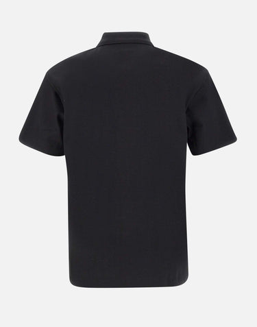 HUGO Polo "Deabono" in cotone BLACK Uomo 