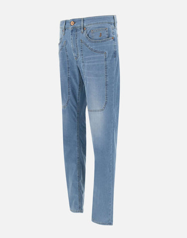 JECKERSON Jeans "John" Light Blue Uomo 