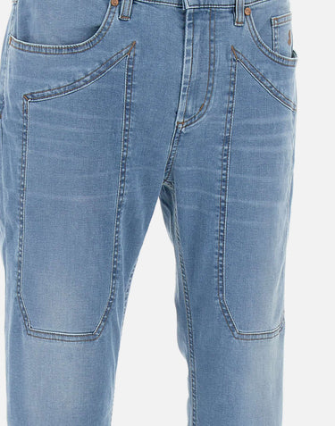 JECKERSON Jeans "John" Light Blue Uomo 