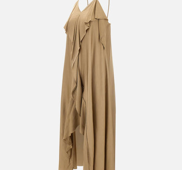KAOS Abito in crepe BEIGE Donna 