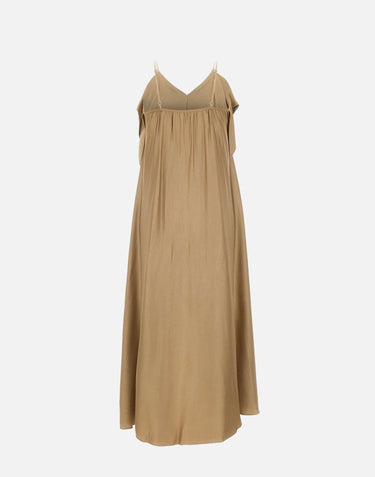 KAOS Abito in crepe BEIGE Donna 
