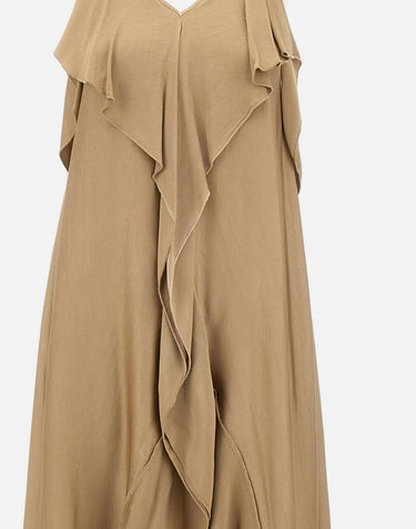KAOS Abito in crepe BEIGE Donna 