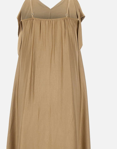 KAOS Abito in crepe BEIGE Donna 