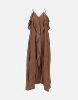 KAOS Abito in crepe BROWN Donna 