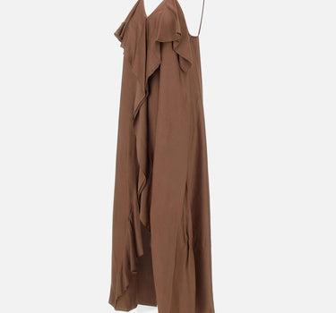 KAOS Abito in crepe BROWN Donna 
