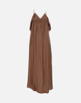 KAOS Abito in crepe BROWN Donna 