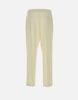 KAOS Pantaloni in crepe WHITE Donna 