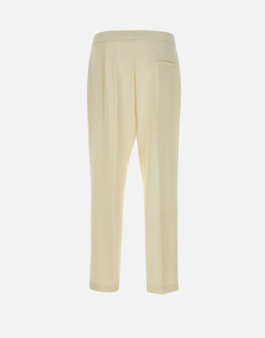 KAOS Pantaloni in crepe WHITE Donna 